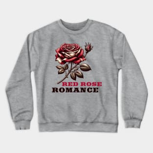 Red rose Crewneck Sweatshirt